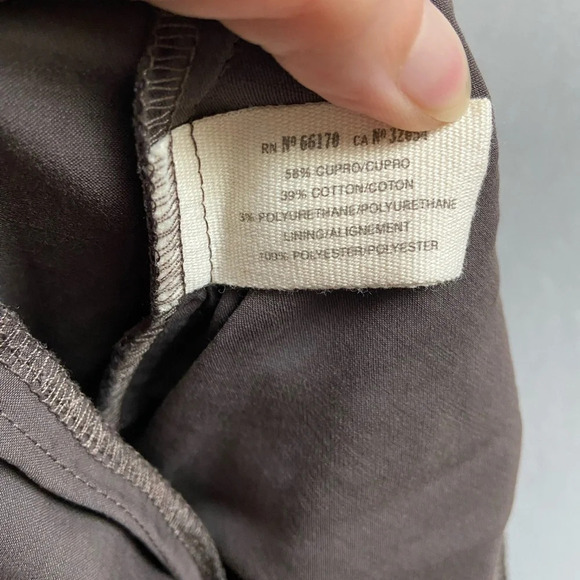 Daughters of liberation Anthropologie ruched cropped pants Sz 2 - Picture 5 of 8